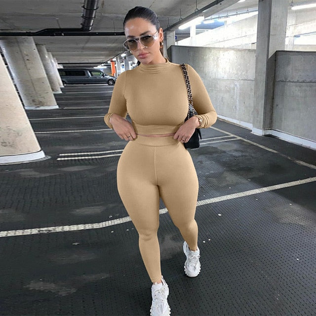 Two Piece Sets Women Tracksuits  Sportswear Outfits