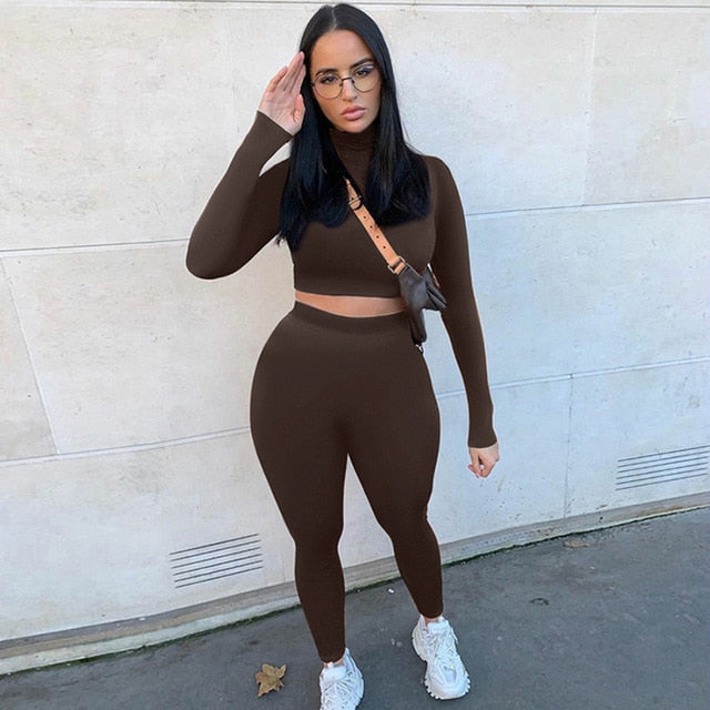 Two Piece Sets Women Tracksuits  Sportswear Outfits