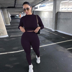 Two Piece Sets Women Tracksuits  Sportswear Outfits