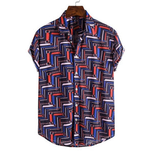 Men's shirt Camisas florales  manga larga de Otoño estampadas