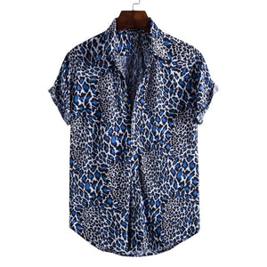 Men's shirt Camisas florales  manga larga de Otoño estampadas