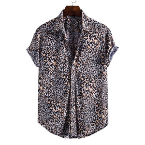 Men's shirt Camisas florales  manga larga de Otoño estampadas
