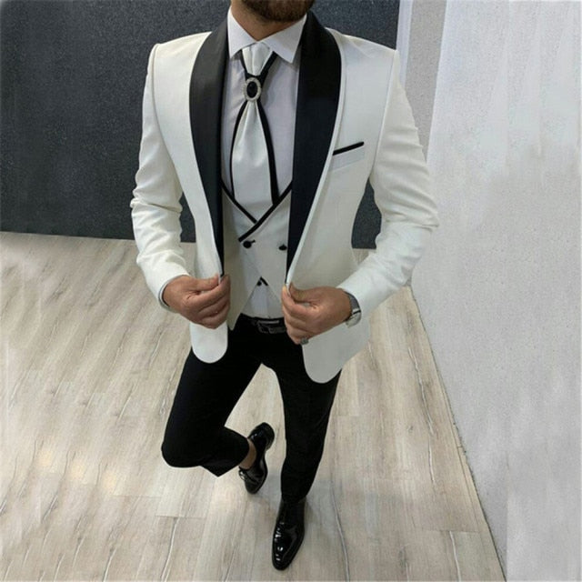 Men Suits for Wedding Suit Men Groom Blazer Tuxedo Slim Fit