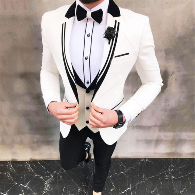 Men Suits for Wedding Suit Men Groom Blazer Tuxedo Slim Fit