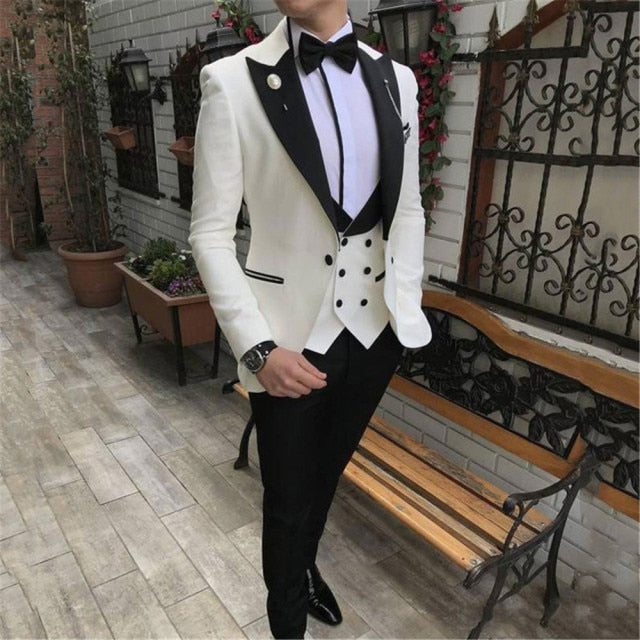 Men Suits for Wedding Suit Men Groom Blazer Tuxedo Slim Fit