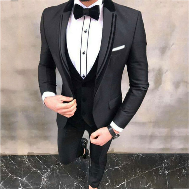 Men Suits for Wedding Suit Men Groom Blazer Tuxedo Slim Fit