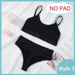 2PCS Bra Set Women Sexy Bralette Female Underwear Lingerie