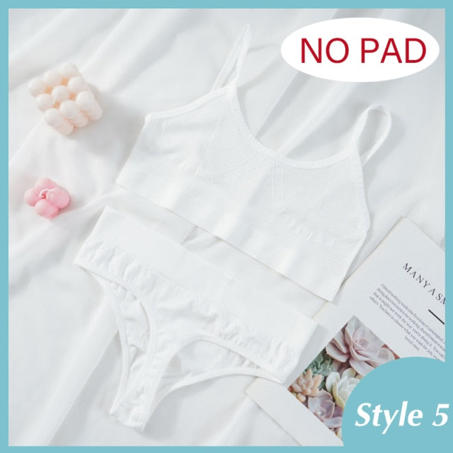 2PCS Bra Set Women Sexy Bralette Female Underwear Lingerie