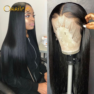 Straight Lace Front Human Brazilian Human Hair 13x4/13x6